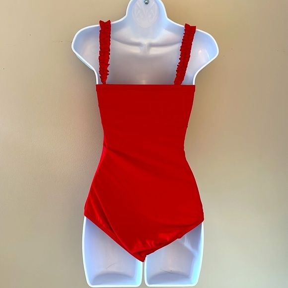 Kate Spade Womens Cabana Mini French Ruffle
Square-neck One-piece Swimsuit Small - Picture 6 of 11